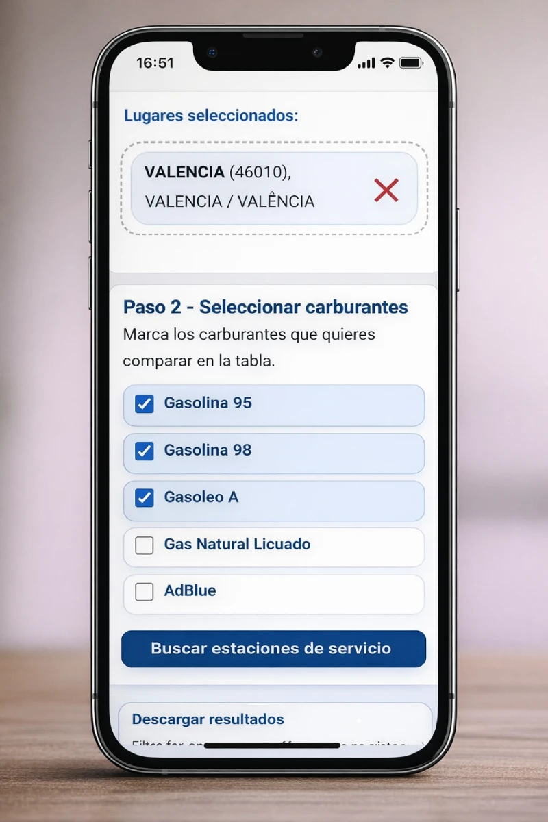 Elige días y hora y recibe avisos periódicos con los resultados.